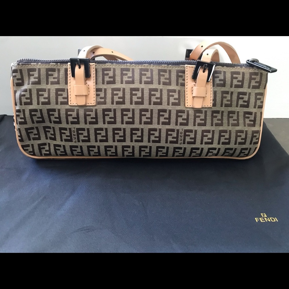 Fendi Zucchino canvas satchel